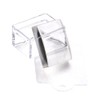 GSHLLO 2 Sets Rectangle Clear Silicone Nail Art Stamper with