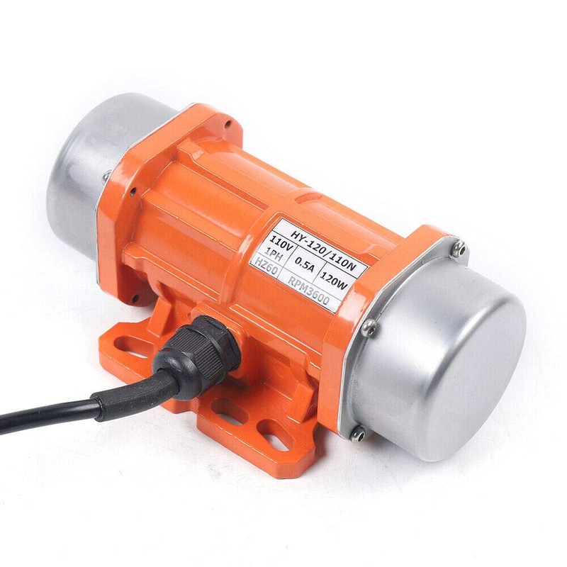 120W 110V Vibration Motor Single Phase Vibrating Motor Aluminum Alloy