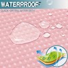 Conbo Mio Extra Long No Hook Waffle Weave Shower Curtain