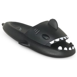 NORTY Mens Shark Cloud Slide, Black 42387-12/13M
