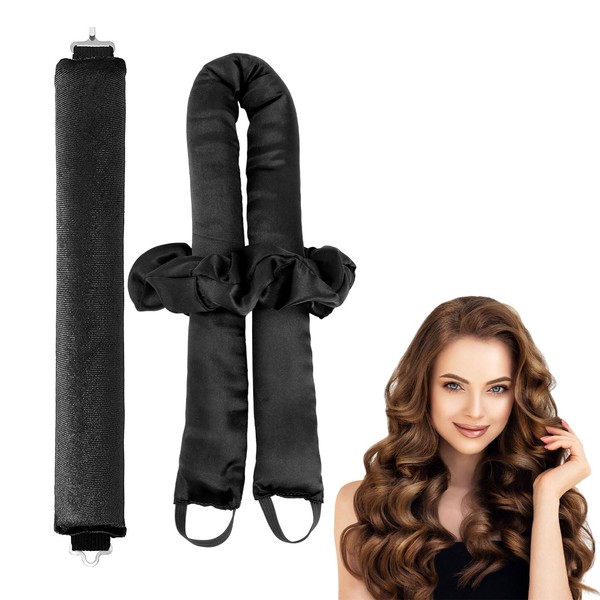 2pcs Sleeping No Heat Hair Curlers Set,Soft Hair Rollers for