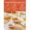 Sweese Porcelain Serving Bowls Set, 10-42 oz, Versatile for Salad,