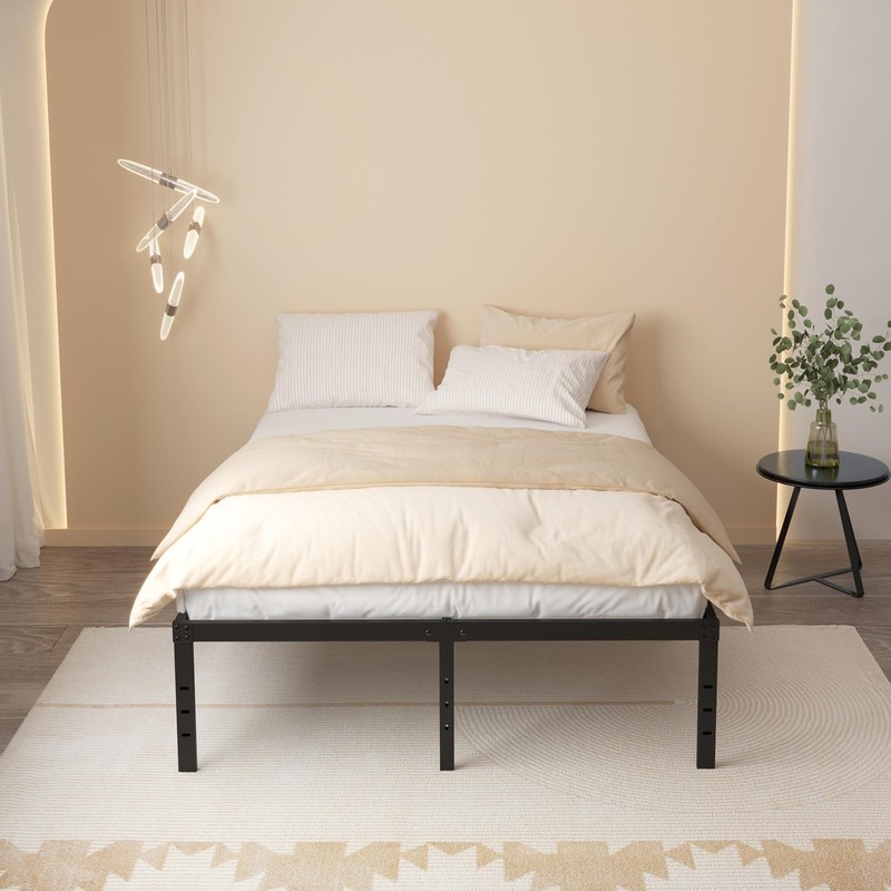 Maenizi California King Bed Frames, 20 Inch Heavy Duty Metal