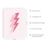 HAUS AND HUES Duo Pink Lightning Poster Lightning Bolt Poster
