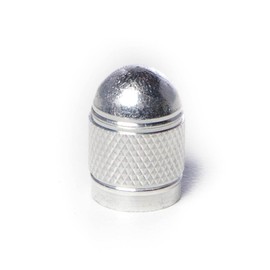 Circuit Performance VC4 Series Silver Aluminum Valve Stem Caps (Set of 4)