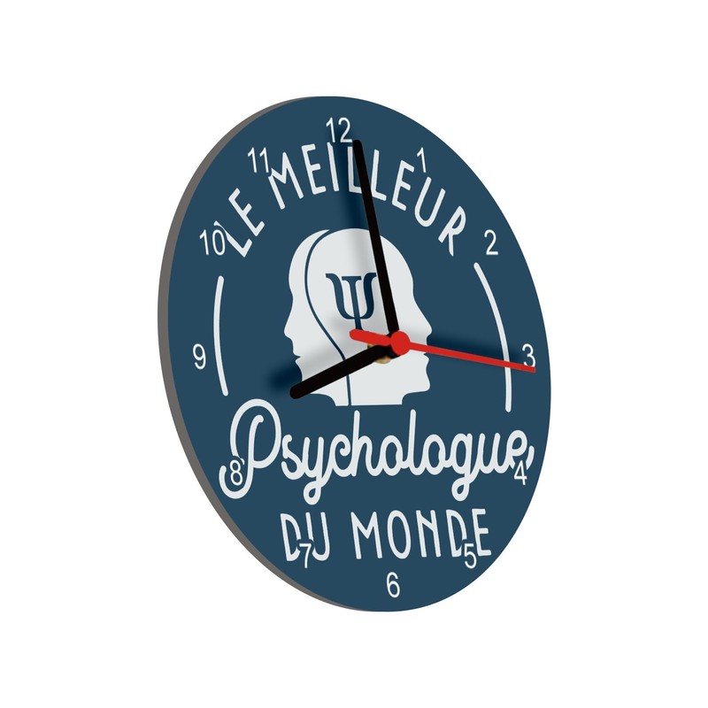 Fabulous Glass Wall Clock - The Best Psychologist in the