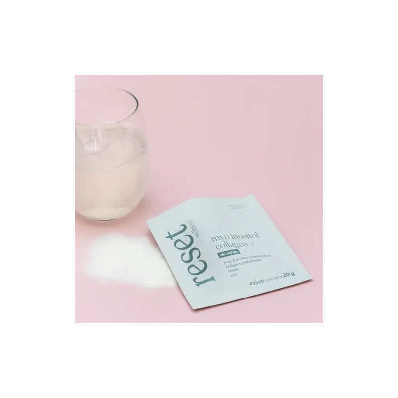Reset Myo Inositol Collagen+ Sin Sabor En Sachets Caja C/15
