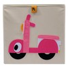 Toot Toot Square Children Storage Box Toy Organiser Foldable (Scooter)