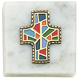 Terra Sancta Guild Monogram of Christ Cross 2" Paperweight 890-Q