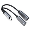 USB C Splitter,1 in 2 Out Dual USB C Type