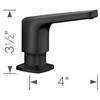 Rivana Soap Dispenser - Matte Black
