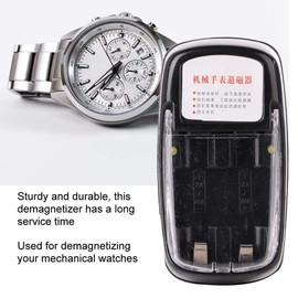 YUYTE Mechanical Wristwatch Demagnetizer, Professional Demagnetizing Tool Magnetic Remover Demagnetized Watch Compact Easy to Use Watch Accessories, Watch Repair Tool for Home and Watch Shop