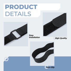 Xinafan Sectional Couch Connectors for Sliding Sofa to Keep Sectional Stay, Universal Fit L-Shaped Sectional Couch Furniture Clips Straps Sturdy Rubber Bands & Adjustable Cinch Straps, 4 Pack