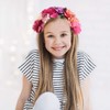 minkissy Mexican Headband Halloween Party Wreath Crown Headpiece Rose Garland