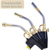 TS-8000 Propane Torch Kit with 3 Nozzles,High Intensity Trigger-Start Soldering