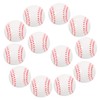 Kisangel 12pcs Flexible Bouncy Baseballs for Teens Training Softballs for