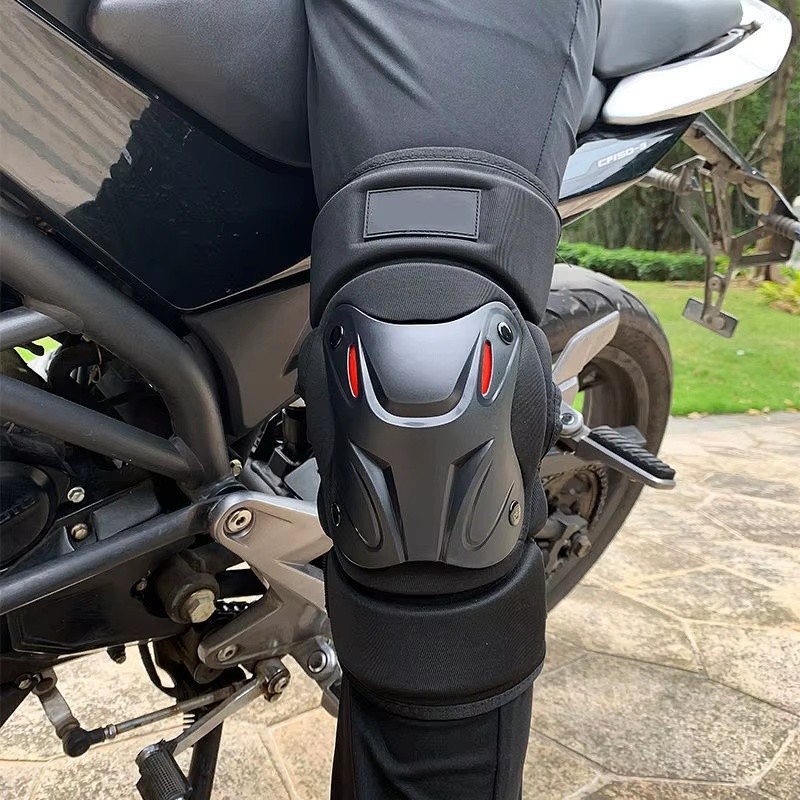 Motorcycle Knee Pads for Riding – Black Knee Coverage Accessories