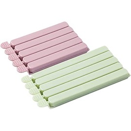 Haobase 10 Pcs Plastic Food Bag Sealing Clips Anti-Oxidation Food Clips Bag Clips