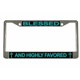 NCAT Blessed and Highly Favored License Plate Frame/Car Accessories