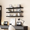 WELLAND WELLAND 60 inch Black Mission Floating Shelves for Wall,