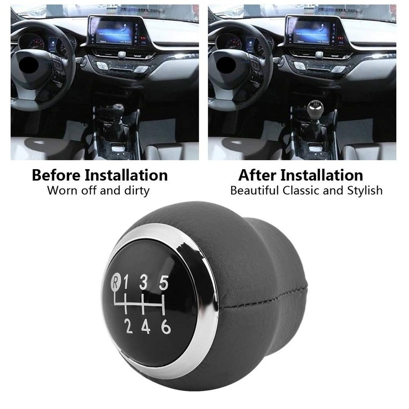 Nikou Gear Shift Knob - 6 Speed Gear Shift Lever,