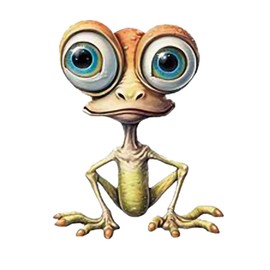 Cute Frog Vinyl Stickers, 2-Pack, Waterproof Decals for Laptops, Cars, Water Bottles