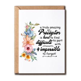 APVGifts A Truly Amazing Preceptor Is Hard To Find Card - Nursing Preceptor Card - Preceptor Thank You Card - Teacher Greeting Card - Appreciation Card