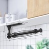 Swaitee Kitchen Roll Holder without Drilling, One-Handed Operation Kitchen Roll