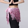 Prosy Women's Sequin Belly Dance Skirt Hip Belt Tassel Female