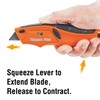 Tradespro Self-Retracting Squeeze Knife – Auto-Retracting Safety Utility Knife with