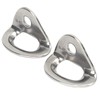 2Pcs Climbing Hangers Stainless Steel Durable Sturdy Smooth Convenient Rock