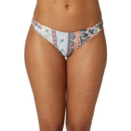 O'NEILL Bikini de tirantes laterales para mujer, Multi Coco/Kaanapali Coco M, XL