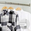 10 Pieces Zinc Alloy Oval Wardrobe Hanging Rail with 20