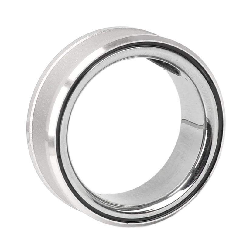 Smart Health Ring Silver Pedometer Waterproof Body Temperature Monitoring Sleep