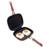 Square Double Sided Frying Pan, Kitchen Non-stick Baking Pancake Pan