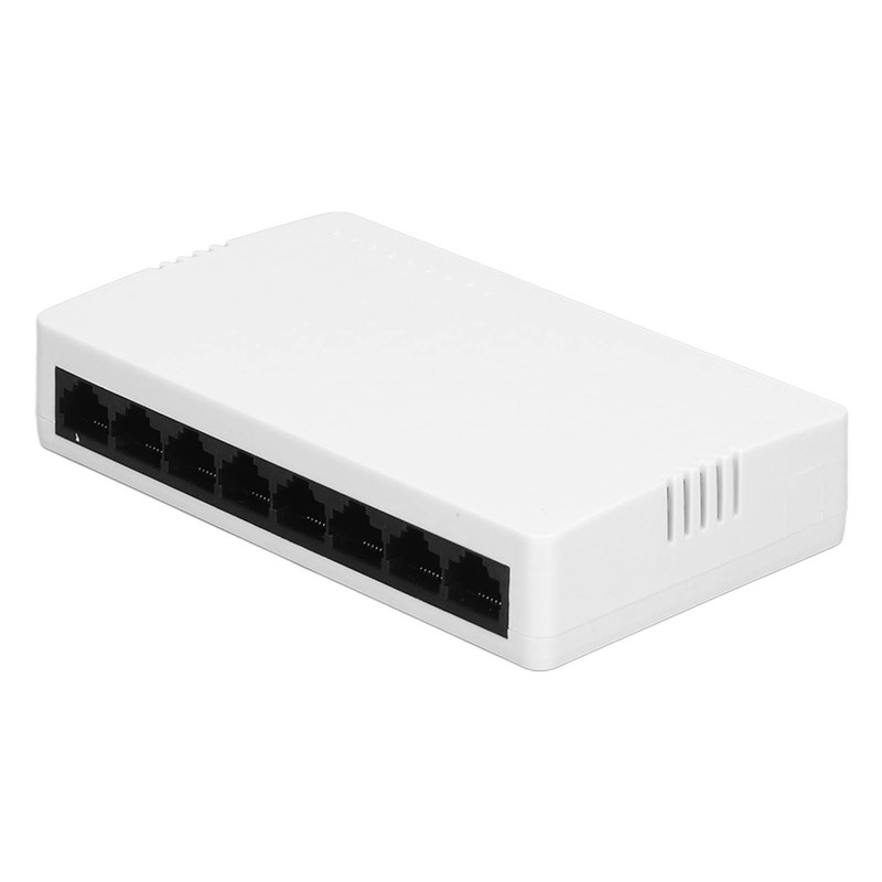 8 Port Ethernet Net Switch High Speed Stability Silent Operation