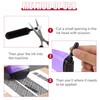 10 Pcs Identity Theft Protection Roller Stamp Ink Set with