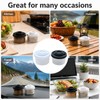 Lunchbox Salt and Pepper Shakers, 2 Pack Mini Travel Spice