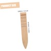FUNOMOCYA 2pcs Leather Burnishing Tool Set for Leather Crafts Sanding