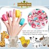 EBANKU Kids Nail Tips Stickers Set, 288 Pieces, 12 Pack,