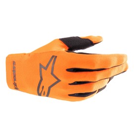 Alpinestars 3561824-411-XXL: Radar Gloves Hot Orange/Black 2X