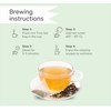 Natural Green Tea leaves 40 Count, Biodegradable Pyramid Tea Bags,