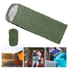 Adult Outdoor Envelope Sleeping Bag with Hood Waterproof for Camping