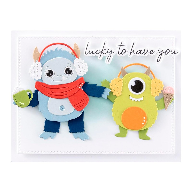 Spellbinders Rocky The Dancin' Yeti Etched Dies, Metal