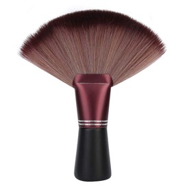 Barber Brush Neck Duster, Neck Duster Fan Shape Soft Hairdressing Hair Cutting Broken Hair Sweep Brush Neck Sweep Tool Barber Neck Duster Brush(Shredded hair brush)