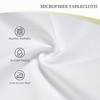 Jecuwo Nautical Coastal Square Tablecloth 60 Inch Turtle Coral Starfish