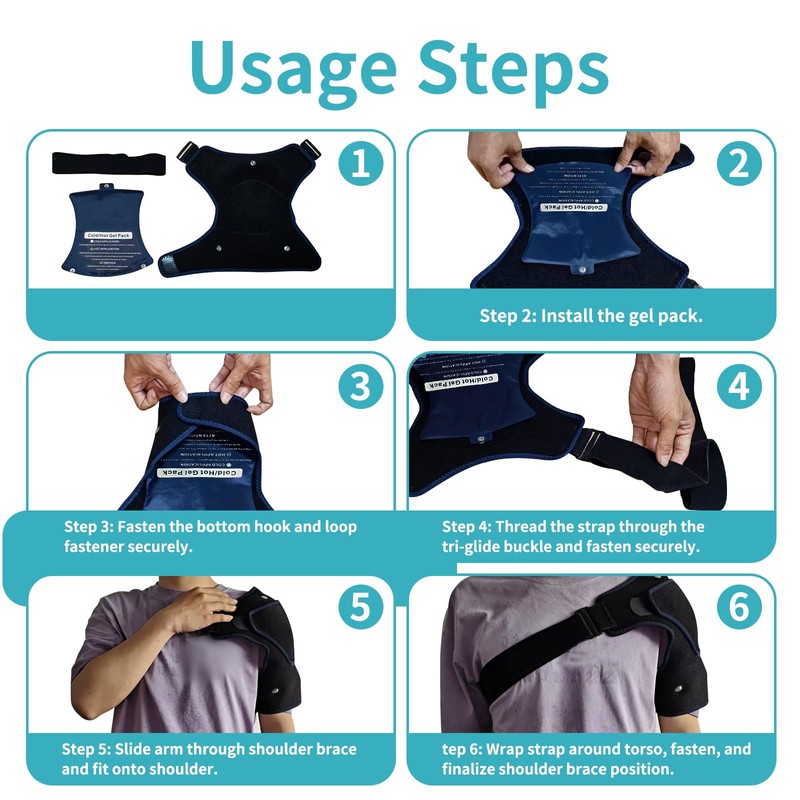 Shoulder Ice Packs, Shoulder Ice Wrap, Pro Ice Shoulder and