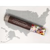 Jetsettermaps Scratch Your Travels USA State Flowers Map - Colour: