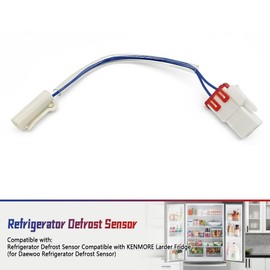 SIIMOO Refrigerator Defrost Sensor Fit for Kenmore Larder Fridge Daewoo Refrigerator Defrost Sensor Replace 3014808900 60148-0003400-01