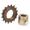 POENVFPO 16T Freewheel with 20mm Adapter, Iron Replacement Lightweight Flywheel